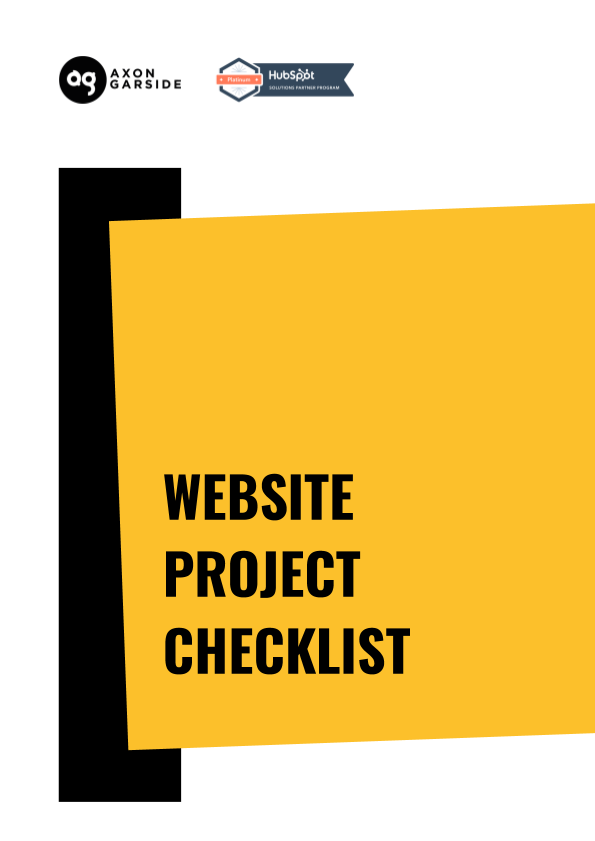 2020 - 06 - Axon Garside - Ebook - Website Project Checklist