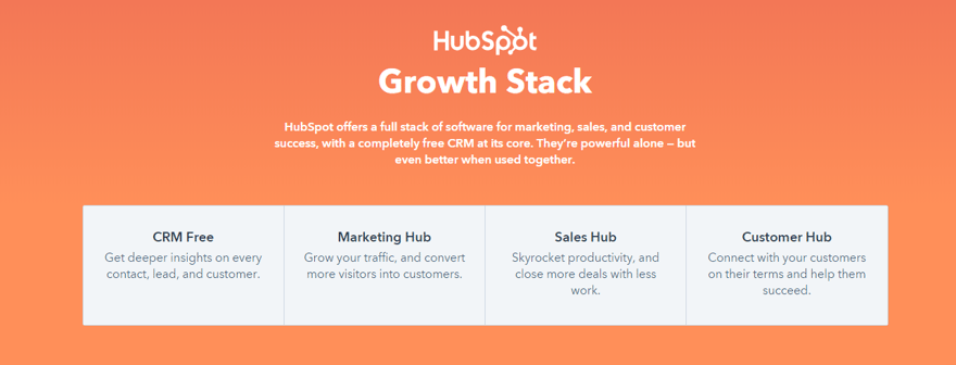 Example of micro-interactions used on HubSpot's website