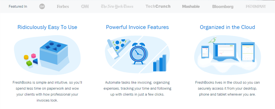 Example of skimmable website content