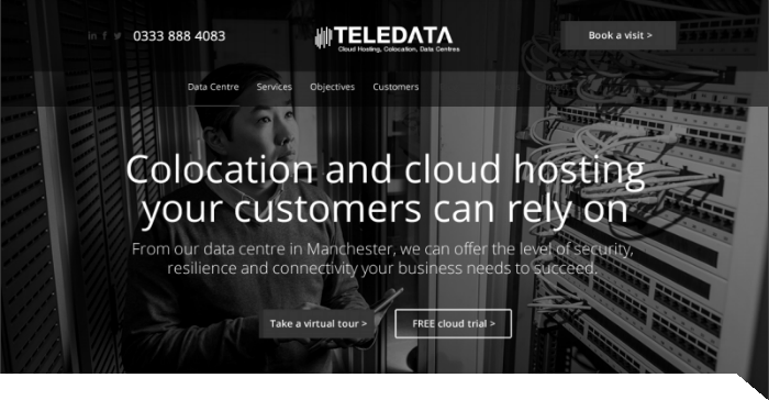 New B2B website launch: TeleData
