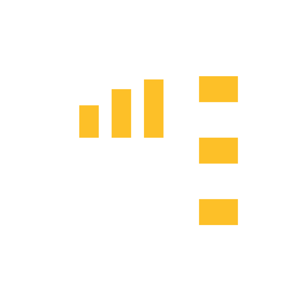 AG - Icon - Stats ΓÇö White