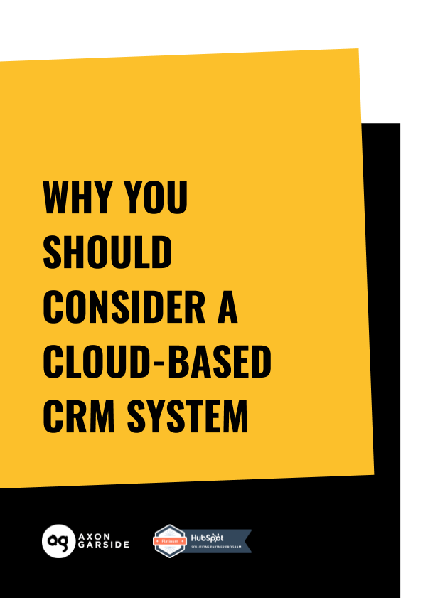 2020 - 05 - Axon Garside - Ebook - Cloud CRM Guide